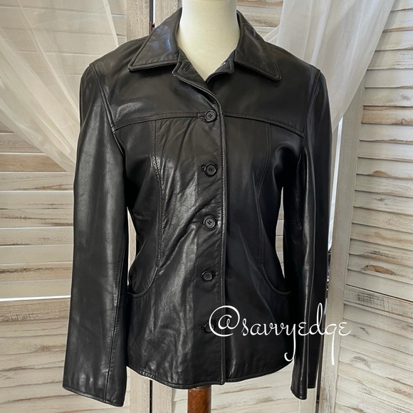 Andrew Marc Lamb Leather Jacket - Picture 2 of 15